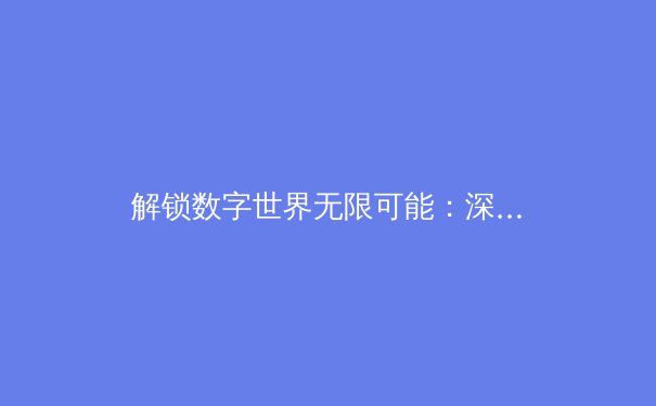 解锁数字世界无限可能：深度解析VPN加速器的五大核心价值 - 3